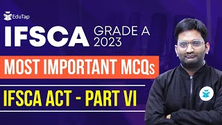 IFSCA Grade A Exam Preparation  Important MCQs of IFSCA Act GIFT City  IFSCA Grade A Syllabus [upl. by Nirrol823]