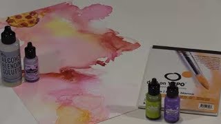 Abstract Alcohol Ink Techniques by Jogglescom [upl. by Thormora]