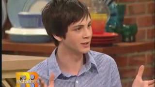 Logan Lerman  Rachael Ray Show on February 15 2010 [upl. by Anders]