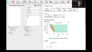 3 KaplanMeier Survival Analysis  Log rank test [upl. by Ellegna699]