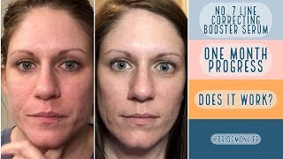 No 7 Line Correcting Booster Serum 1 Month Progress [upl. by Larkin213]