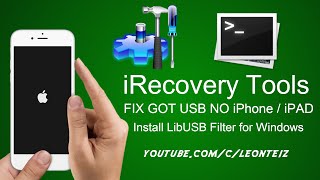 How to install LibUSB for fixing iRecovery Got USB  iBOOT Payload Sending [upl. by Edda]