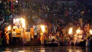 Ganga Aarti at HarKiPauri Haridwar  Incredible India [upl. by Divd]