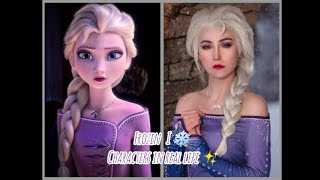 Frozen I❄️Characters In Real Life✨Freezing Frozen 💙 [upl. by Naik]