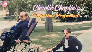 Charlie chaplin quotHis New Professionquot 1914  color version [upl. by Derfliw81]