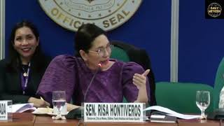 Harry Roque naTrigger sa Senate Hearing Pinagalitan sa Pambabastos kay Sen Risa Hontiveros [upl. by Alyssa]