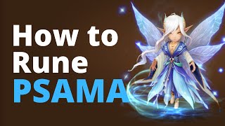 Will or Nemesis Psama How to build Psama  Summoners War [upl. by Vinaya]