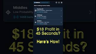 Arbitrage Betting Explained shorts [upl. by Rudolph695]