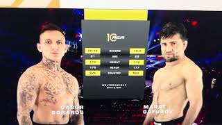 Gabor Boraros vs Marat Gafurov MMA full video [upl. by Marney]