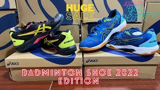 TOP QUALITY ASICS BADMINTON SHOE  ASICS GEL ROCKET 10 2022 EDITION ₹5499  review showoff [upl. by Ahab61]