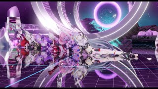 MMDIVEELEVENhonkai impact 3Sirin Rozaliya Olenyeva Fu Hua Mobius Thelema [upl. by Evad]