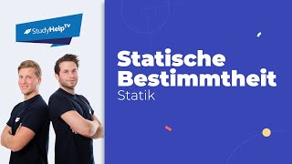 Statische Bestimmtheit eines mehrteiligen Systems 2 Technische Mechanik StudyHelp [upl. by Anair342]