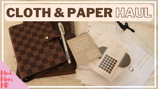 2023 Cloth amp Paper Planner Haul  Louis Vuitton GM amp MM Agenda  modmom md [upl. by Livia]