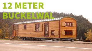 12 Meter Tiny House quotBuckelwalquot als Waldkindergartenwagen [upl. by Onileba]