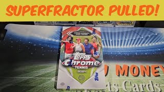 2024 Topps Chrome Tennis hobby box I pulled a 11 Superfractor 😮 [upl. by Carisa]