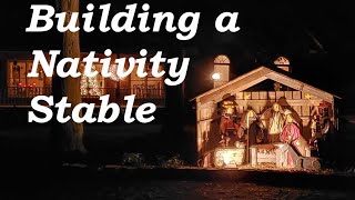 Building A Nativity Manger Stable Christmas Outdoor Display Recycled Fence Lumber quotAwesome Resultsquot [upl. by Ilrac]