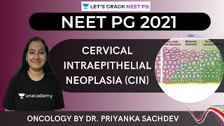 Cervical Intraepithelial Neoplasia CIN  Oncology  NEET PG  Lets Crack NEET PG  DrPriyanka [upl. by Novat]