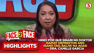 Kahalagahan ng mental health tinalakay ni Dra Camille Garcia  Face 2 Face [upl. by Euqnomod776]