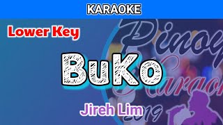 Buko by Jireh Lim Karaoke  Lower Key [upl. by Casanova961]