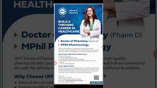 UMT admissions 2024DR of pharmDMPhil pharmacology fall admission UMT 2024viralshorteducation [upl. by Ricki]