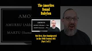 Amorites found Babylon Part 2 history historybuff babylon amorites [upl. by Peatroy]