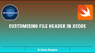 Easy Guide to Customize File Headers in Xcode [upl. by Annonyw]