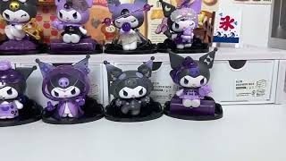 Sanrio Kuromi Blind Box Werewolf kill Series Action Figure Dolls Anime Figures Surprise [upl. by Buskus]