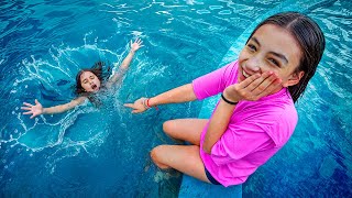 A MAITE AFOGOU A ANINHA NA PISCINA [upl. by Nwad]