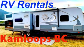 LittleRVrentalscom Kamloops 38ft Heartland Open Range Rental [upl. by Llehcsreh]