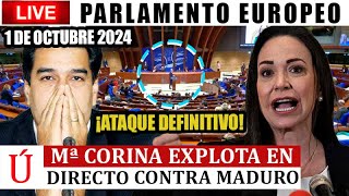 🔴ÚLTIMA HORA NADIE IMAGINABA LO QUE ACABA DE HACER MARÍA CORINA POR VENEZUELA EN PARLAMENTO EUROPEO [upl. by Lasonde]