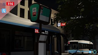 ROBLOX Timelapse  Ligne 316 RATP  Seine Sud Est [upl. by Ahsiral104]