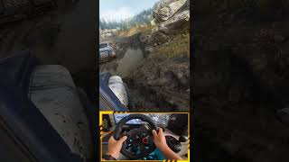 Snowrunner  Rescuing Fleetstar F2070A with Chevrolet CK1500  Logitech G29  Steering Wheel [upl. by Remo]