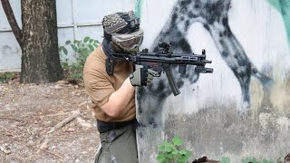 Tokyo Marui MP5 NGRS amp M4 gameplay in Thailand [upl. by Aneeg486]