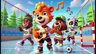 Hockey Heroes in Action  BabySharkKidsAlotsofSongs  Cartoon Nursery Kids Music [upl. by Nwahsel]