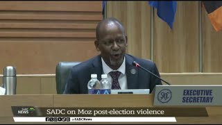 SADC extremely concerned about Mozambique postelection violence [upl. by Artemisia731]