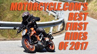 Motorcyclecom’s Best First Rides of 2017 [upl. by Swart]