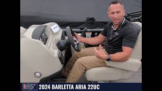 2024 Barletta Aria 22UC Boat Walkthrough with Jimi [upl. by Elamef]