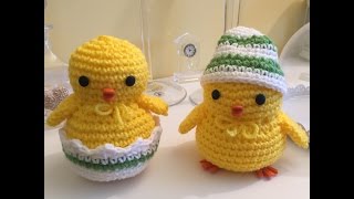 pulcino Amigurumi tutorialschema how to crochet a chick Amigurumi [upl. by Allcot490]