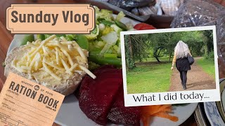 What I ate and did today Sunday vlog relaxing day wellbeing weightloss walking mentalheath [upl. by Tabbatha724]