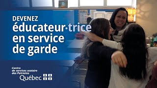 Devenez éducateurtrice en service de garde au CSSP [upl. by Ponton934]