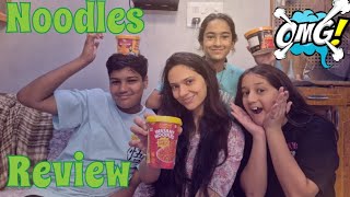 Noodles Review familyvlog dailyvlog familychallange noodles review [upl. by Asli370]