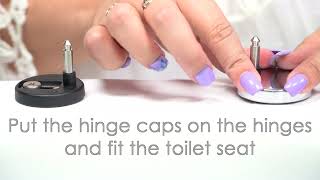 How to fit a top fix toilet seat [upl. by Killigrew]