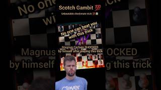 Scotch Gambit checkmate trick 💯 shorts chess shortfeed trending likeandsubscribe viralvideo [upl. by Boulanger]