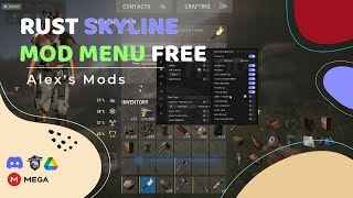 RUST FREE MOD MENU GAMEPLAY [upl. by Leviralc]