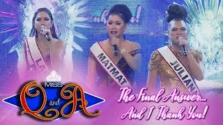 Its Showtime Miss Q and A Grand Finals Miss Q amp A Top 3  The Final Answer [upl. by Arej827]