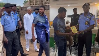 HEAR WHAT OYO STATE CP TELLS ACTOR IBRAHIM CHATTA AS HE AND TEAM VISIT HIS FILM VILLAGE IN OYO TOWN [upl. by Menzies557]