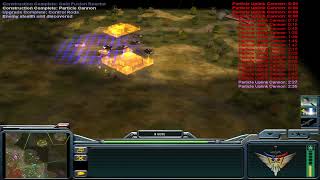 3v3 Particle cannon attack  OwO Command amp Conquer Generals ZeroHour Skirmish [upl. by Silado54]