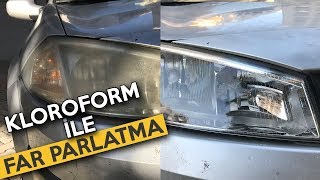 Kloroform İle Far Parlatma Nasıl Yapılır Megane 2 [upl. by Macdougall]