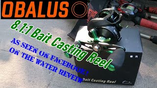 Obalus The Facebook 81 Baitcast Reel Overview and On the Water Review [upl. by Atolrac]