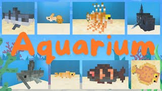 Aquarium AddOn🐟  Fishing   Minecraft Marketplace Showcase [upl. by Olegna318]